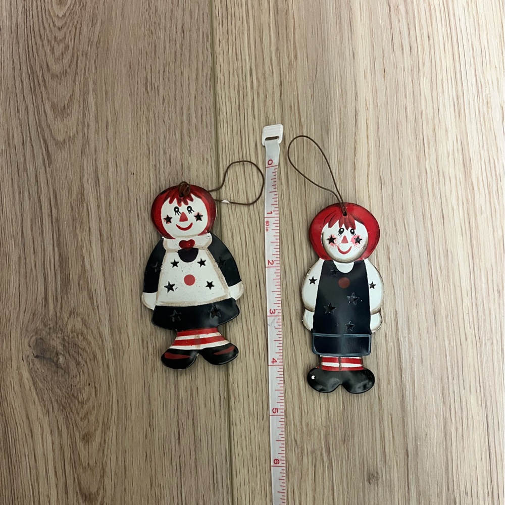 Raggedy Ann and Andy Ornaments